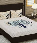 Cotton Double Floral Bedsheet 