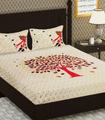 Cotton Double Floral Bedsheet 