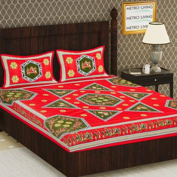Cotton Double Printed Bedsheet 1