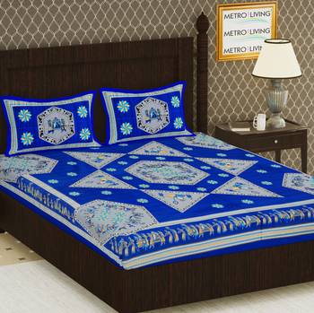 Cotton Double Printed Bedsheet 1