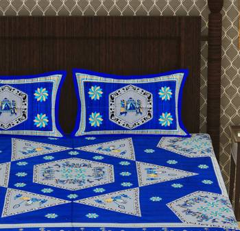 Cotton Double Printed Bedsheet 3