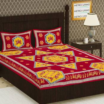 Cotton Double Printed Bedsheet 1