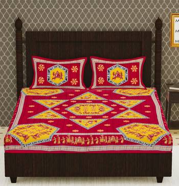 Cotton Double Printed Bedsheet 2
