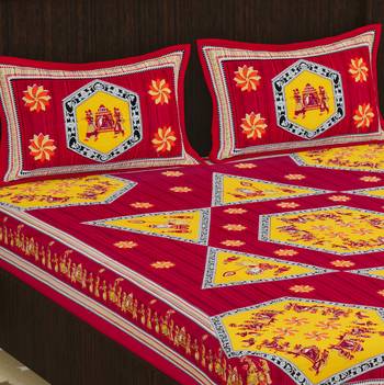 Cotton Double Printed Bedsheet 4