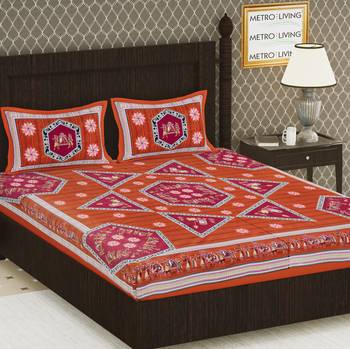 Cotton Double Printed Bedsheet 1