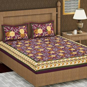 Cotton Double Printed Bedsheet 1