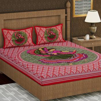 Cotton Double Printed Bedsheet 1