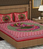 Cotton Double Printed Bedsheet