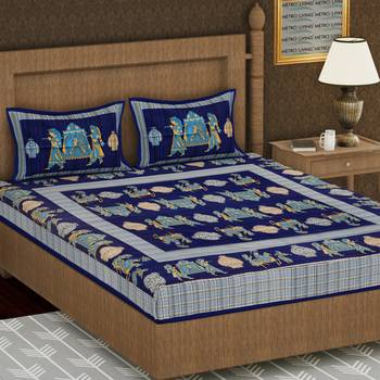 Cotton Double Printed Bedsheet 1