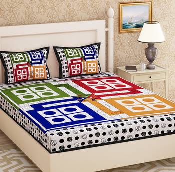 Cotton Double Printed Bedsheet 1