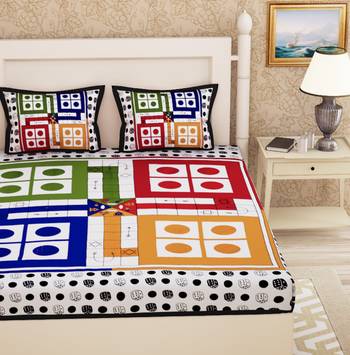 Cotton Double Printed Bedsheet 2