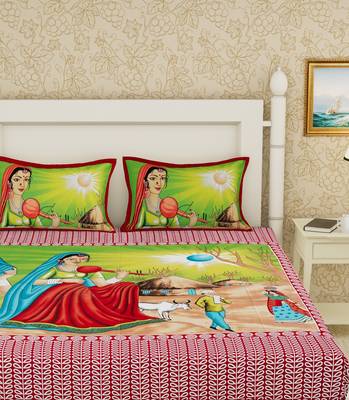 Cotton Double Printed Bedsheet 3