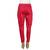red plain cotton jegging