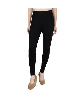 black plain cotton jegging 2