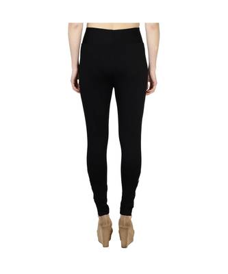 black plain cotton jegging 5