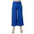blue plain Reyon trousers