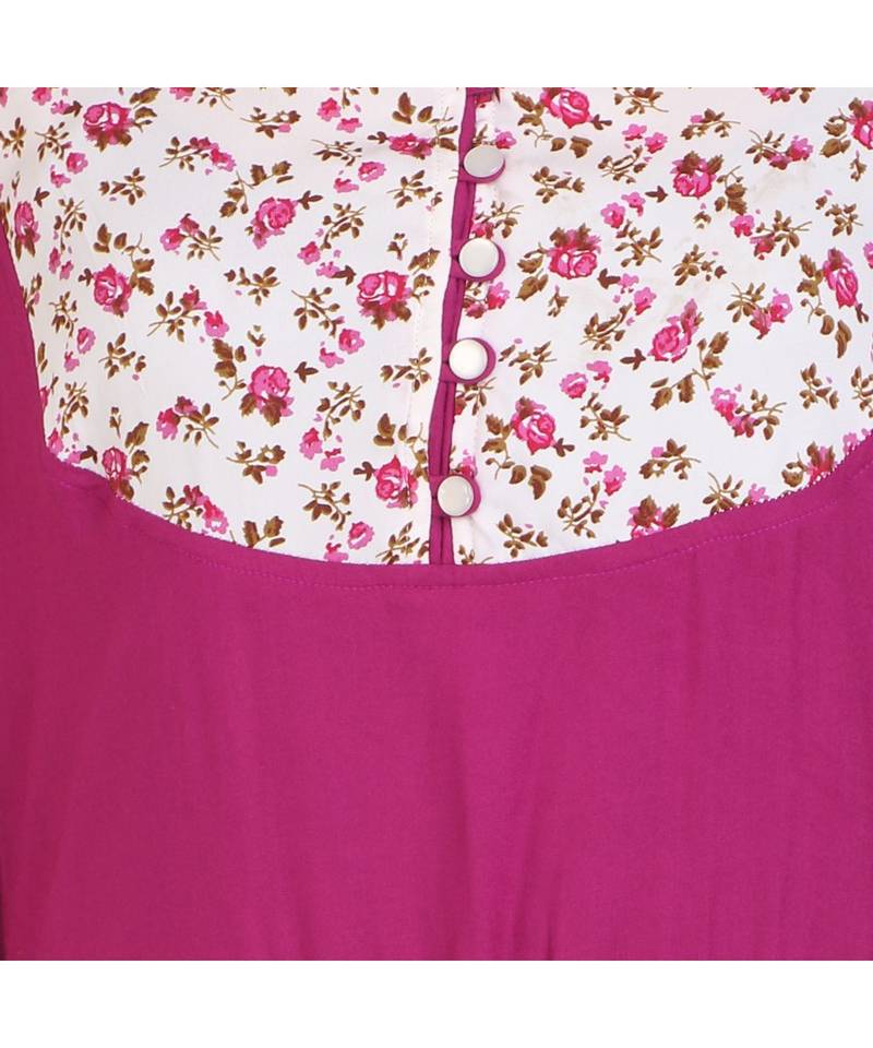 multicolor printed rayon kurti