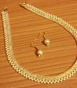 White Cubic Zirconia Necklace-Sets