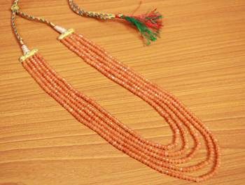 Orange Onyx Necklaces 1