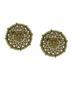 Pink cubic zirconia earrings