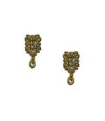 Champagne cubic zirconia earrings