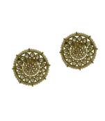 Champagne cubic zirconia earrings