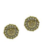 Grey cubic zirconia earrings