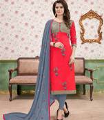 Multicolor printed cotton salwar