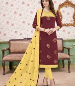 Multicolor printed cotton salwar