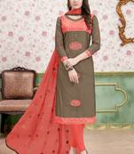 Multicolor printed cotton salwar