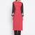 Coral printed cotton salwar