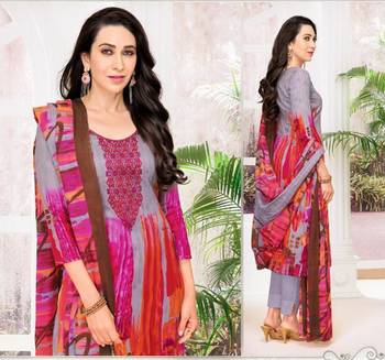 Multicolor printed satin salwar 2