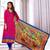 Rani-pink printed cotton salwar