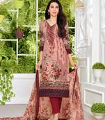 Multicolor printed satin salwar