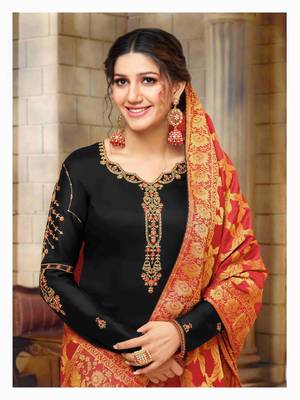 Black printed cotton salwar 2