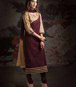 Multicolor printed chanderi salwar