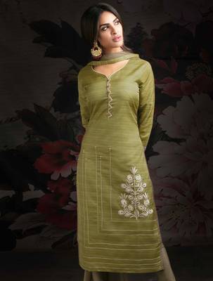 Green printed cotton salwar 2