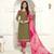 Mehendi printed cotton salwar
