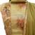 Mehendi Green Tissue Brocade Handwork Unstitched Suit Fabric