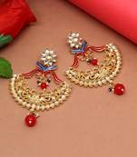 Maroon Danglers Drops