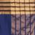 Kimisha Nblue Cotton Stripes Border Work Plain Saree With Running Blouse