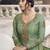 Green Embroidered Tussar Silk Salwar