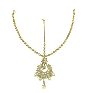 Gold cubic zirconia hair-accessories 1