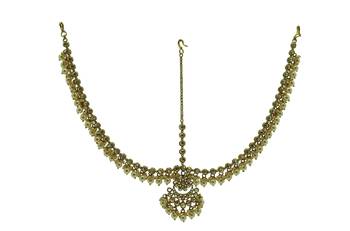Gold cubic zirconia hair-accessories 1