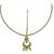 Gold cubic zirconia hair-accessories