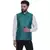 Green Brasso Banarasi Nehru Jacket