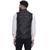 Blue Brasso Jacquard Nehru Jacket