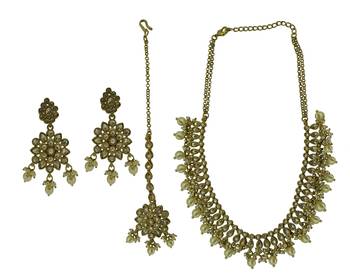 Gold cubic zirconia necklaces 1