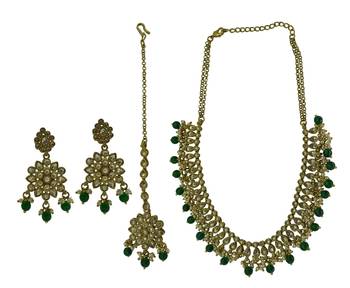 Gold cubic zirconia necklaces 1