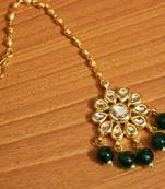 Green Onyx Maang-Tikka